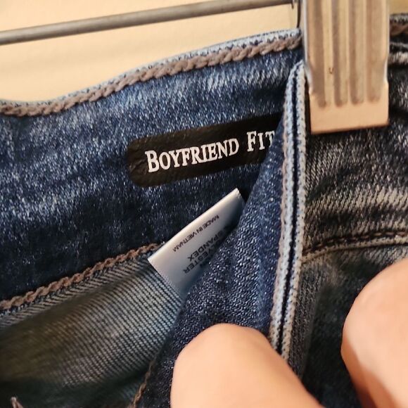 Judy Blue Los Angeles Denim Jeans Boyfriend Fit Stretch Size 14W - Picture 3 of 6